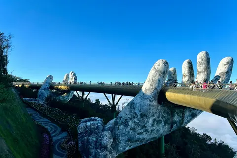 Golden Bridge ved Ba Na Hills nær Da Nang